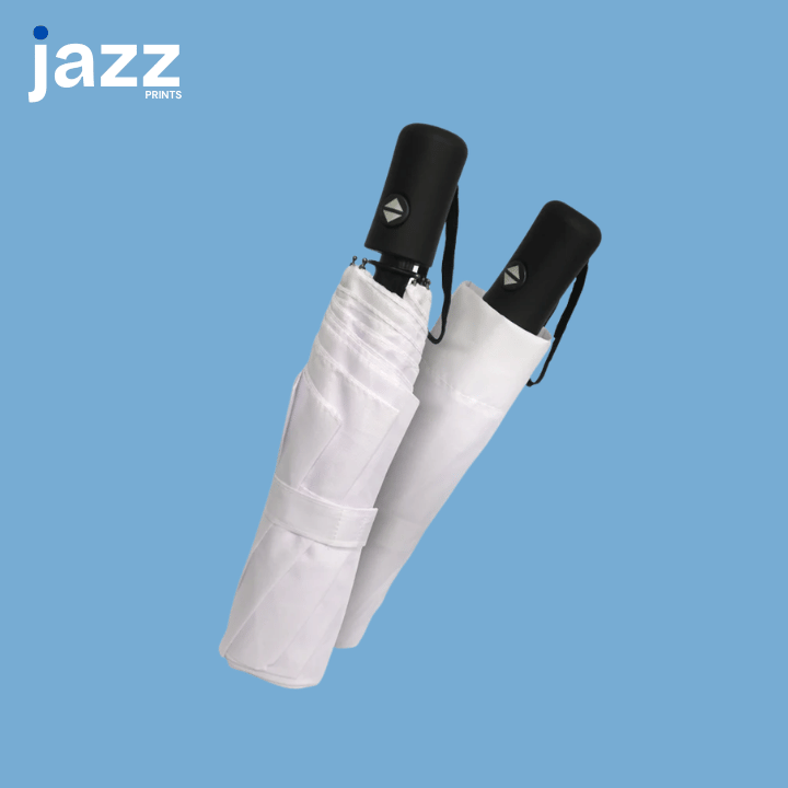 Custom White Folded Umbrella (Sublimation)