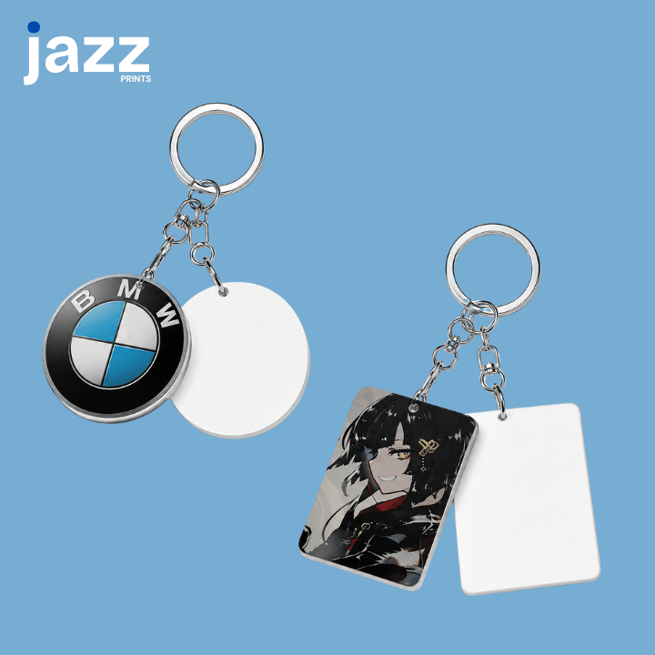 Custom Double Sided Metal Keychain (Sublimation)